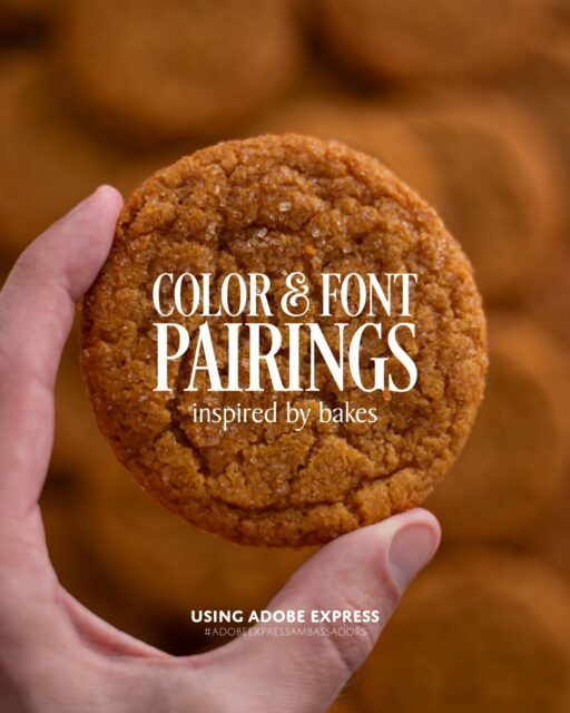I thought it would be fun to whip up some unique font pairings and color palettes inspired by my bakes! Swipe through and let me know which is your favorite. ☺️

Luckily I had Adobe Express to help me, utilizing their extensive font library (including recc’s) and the ability to integrate add-on’s from their collection to help curate the color palettes.

Download @adobeexpress (or head to adobe.com/Express) and give it a try yourself! 🫶🏻 

#Ad #AdobeExpressAmbassadors #HowToAdobeExpress #fontdesign #colorpalettes